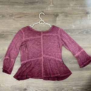 Anthropologie Ombre Flowy Top